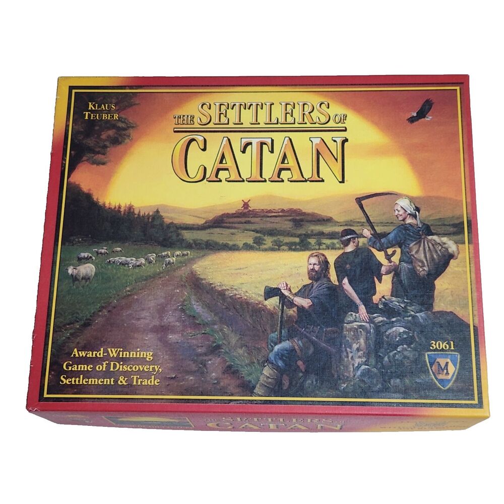 The Settlers of Catan Board Game Mayfair Games 4th Edition (2012) EUC